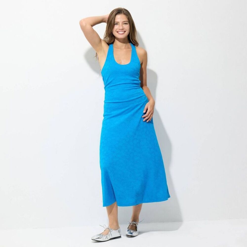 Women's Sleeveless Knit Midi Dress - Wild Fable Blue XL